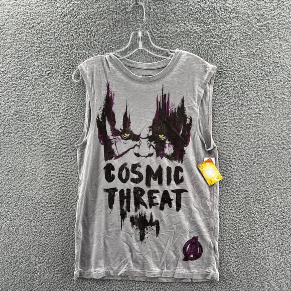 Marvel Other - New Marvel Disney Cosmic Threat Thanos Avengers Shirt Mens Small Sleeveless Ligh